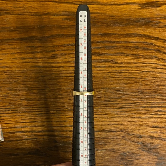 Stella & Dot Gold Ring with Blue Accent - Picture 2 of 9